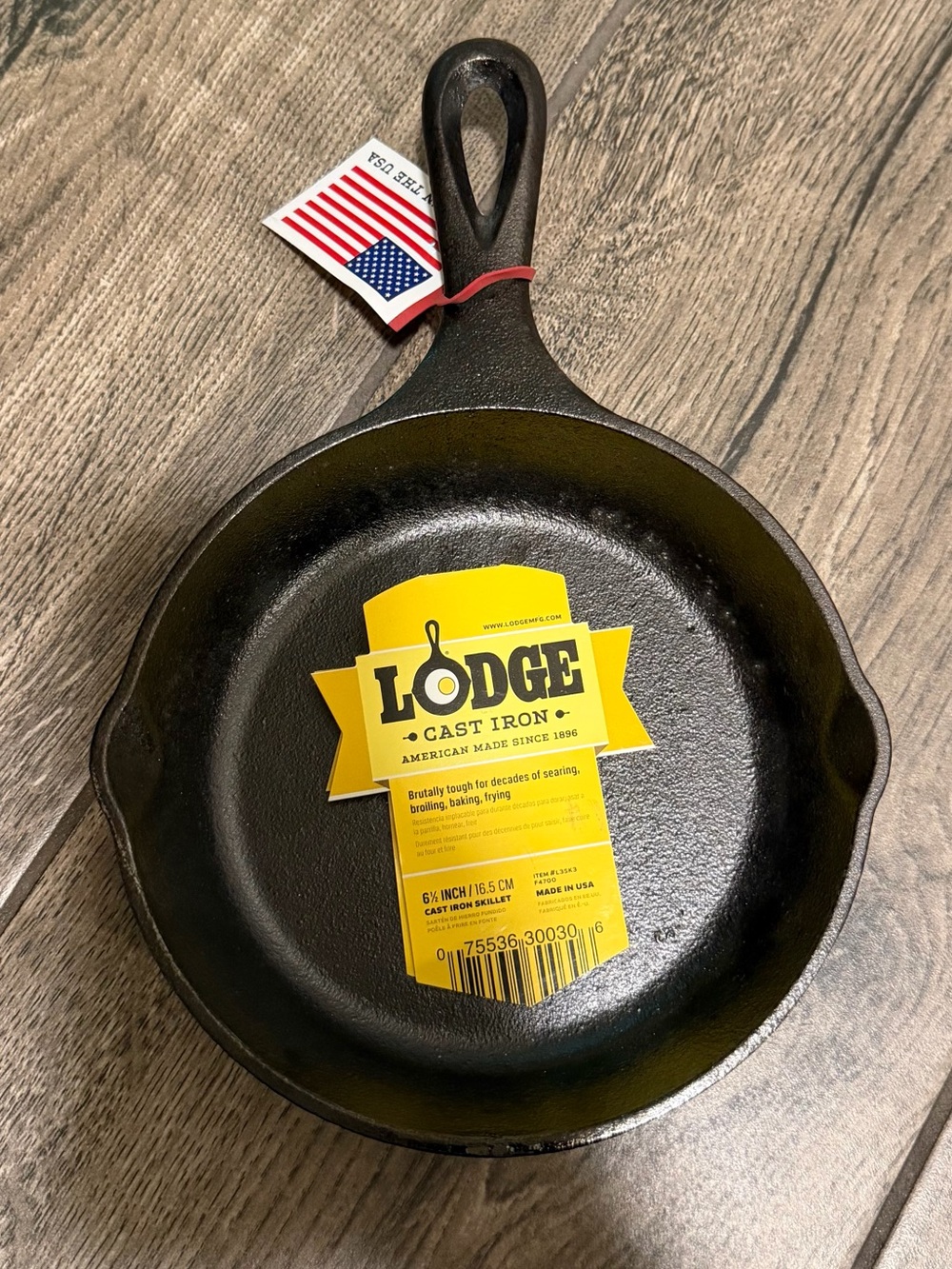 Lodge 6.5” Cast Iron Skillet NWT Made in USA